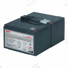 APC BY SCHNEIDER ELECTRIC UPS Replacement Battery: 12 V DC Volt, 11 Ah Battery Capacity (MPN RBC6). Key specifications — Battery Connection: Detachable Cable; Compatible with Manufacturer Model Number: SMC1500IC.