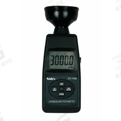 SHIMPO Digital Stroboscope: 0.1 fpm, LED, 40,000 fpm, 60 fpm, Battery, Available Separately (MPN ST-1100). Key specifications — Brand: SHIMPO; Digital Display Screen Type: LED; External Triggers: No External Triggers Included; Maximum Flashes per Minute: 40,000 fpm; Minimum Flashes per Minute: 60 fpm; Phase Shift: No Phase Shift; Power Source: Battery; Resolution: 0.1 fpm.