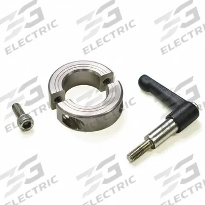 RULAND MANUFACTURING Quick Clamping Shaft Collar: 60 mm Bore Dia, Round, 303, Stainless Steel - Stainless Steel Two-Piece Clamping Lever Shaft Collars