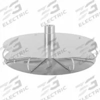 MOSMATIC Manhole Cleaner: 16 in Cleaning Path, 1 in Inlet Dia, NPTF, Stainless Steel, 4 Nozzles (MPN 81.928). Key specifications — Inlet Gender: NPTF; Brand: MOSMATIC; Housing Material: Stainless Steel; Includes: Double Protection Plate.