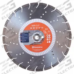 HUSQVARNA Diamond Saw Blade: Brick/Concrete/Masonry/Tile, 12 in Blade Dia., 1 in Arbor Size, Wet (MPN Vari-Cut S45 12). Key specifications — attr1097734: Wet; attr1097738: Small Flat Saw; attr1097751: HUSQVARNA.