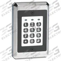 LINEAR Electromagnetic Access Keypad: 5 1/8 in Ht, 11/16 in Dp, 3 3/4 in Wd, Black, Black – Metal (MPN 212ILW). Key specifications — Color: Black; Brand: LINEAR.