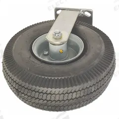 DAYTON Rigid Caster: 300 lb Load Capacity, 10 in Overall Lg, 3 1/2 in Overall Wd, Rubber/Steel (MPN C7408). Key specifications — Material: Rubber; Compatible Grainger Part Number: 4ZZ56; Color: Black; Brand: DAYTON; Manufacturer Part Number: C7408.