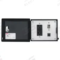 NVENT HOFFMAN Data Interface Port: Polycarbonate, 120V Duplex Receptacle/RJ45, 5 A Reset, 120 V AC (MPN HDP5CNCC). Key specifications — Manufacturer Part Number: HDP5CNCC; Brand: NVENT HOFFMAN; Resets: 5 A Reset; IP Rating: IP66; Panel Configuration: RJ45; Panel Terminations: RJ45.