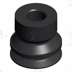 SMC Pad Unit: Bellows, w/o Adapter, 10 mm Pad Dia, Silicone, Black, 40, 10 mm Pad Ht, ZP3 (MPN ZP3-10BS). Key specifications — attr1019101: ZP3-10BS; attr1019103: SMC; attr1019107: 40.