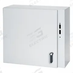 HOFFMAN Disconnect Enclosure: NEMA 12/4, Powder-Coated Steel, 30 in x 26 in x 8 in, Handle Included (MPN CDSC30268). Key specifications — Brand: HOFFMAN; Closure Method: Keyed Handle.
