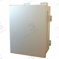 HAMMOND Electrical Enclosure: Stainless Steel, 8 in x 6 in x 4 in, NEMA 12/13/3R/4/4X, w/Panel, IP66 (MPN 1414N4PHS16G4). Key specifications — Brand: HAMMOND; Closure Method: Clamps; Enclosure Material: Stainless Steel; Includes Inner Panel: with Inner Panel Included.