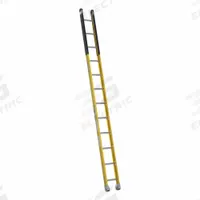 WERNER Straight Ladder: 12 ft Ladder Size, Fiberglass, 375 lb Load Capacity, 28 lb Wt, 12 Rungs (MPN M7112-1). Key specifications — Color: Yellow; Brand: WERNER; Included Features: Side Rail Bumpers; Shoe Type: Slip-Resistant.