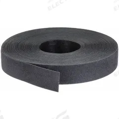 PANDUIT Hook-and-Loop Cable Tie Roll: 35 ft Lg, 0.75 in Wd, 40 lb Tensile Strength, Black, 10 PK (MPN TTR-35RX0). Key specifications — Color: Black; Material: Nylon; Brand: PANDUIT.
