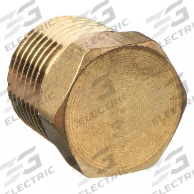 APPROVED VENDOR Plug: Hex Drive Cored Plug, 3/8 in, NPT Threaded, 1,200 psi, 7/8 in Lg - Threaded High-Pressure Pipe Fittings
