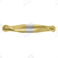 APPROVED VENDOR Ball End Mill: Carbide, TiN Coated, Double End, 2 Flute, 3/16" Mill Dia, 3/8" LOC (MPN 240-001061)