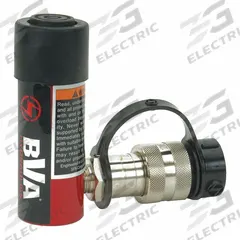 BVA HYDRAULICS Hydraulic Ram: Single Acting, 5 ton Nominal Capacity, 1 in Nominal Stroke Lg, Steel (MPN H0501). Key specifications — attr98927: BVA HYDRAULICS.