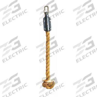 SPALDING Climbing Rope: Beige, 24 ft Overall Lg, 1 1/2 in Overall Dia, Manila (MPN CR201-1001) - Furnishings, Appliances and Hospitality