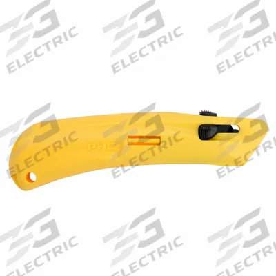 PACIFIC HANDY CUTTER, INC Safety Knife: 6 in Overall Lg, Plain, 1 1/2 in Overall Wd - Automatic Retracting Utility Knives
