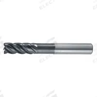 WIDIA HANITA Corner Radius End Mill: Carbide, AlTiN Coated, 5 Flute, 1" Mill Dia, 1-3/4" LOC (MPN TM5VNS25018B)