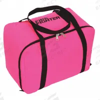 R&B FABRICATIONS Duffel Bag: Nylon, Pink, 5,200 cu in Interior Volume, Zipper, 24 in Lg, 13 in Wd (MPN RB-196FF-XL-PINK). Key specifications — Color: Pink; Material: Nylon; Brand: R&B FABRICATIONS; Closure: Zipper.