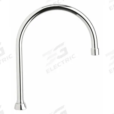CHICAGO FAUCETS Spout: Spout, Gooseneck, Swivel Spout, Brass, Polished Chrome, Laminar - Gooseneck Faucet Spouts