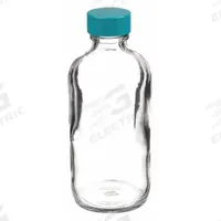 QORPAK Sampling Bottle: 120 mL, Colorless, 22-400, Urea, 24, Polyethylene/PTFE, Type III (MPN GLC-01123). Key specifications — Body Color: Colorless; Pre-Cleaned: None; Body Material: Soda Lime Glass; Brand: QORPAK; Screw Closure Size: 22-400; Graduated: No; USP Specification: Type III; Closure Attached: Attached.