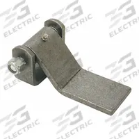 BUYERS PRODUCTS Hinge Strap: Hinge Strap, 5 27/32 in Overall Lg, 4 11/32 in Overall Wd, 2 7/16 in Ht (MPN B2426FSLL)