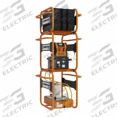 POWER TEAM Portable Motion Control System: 230 VAC, 700 cu in/min Max Flow, 10,000 psi (MPN ES24PRTXD). Key specifications — attr1401526: POWER TEAM; attr1401549: 230 VAC; attr1401540: Single Acting; attr1401558: PE552MX2.