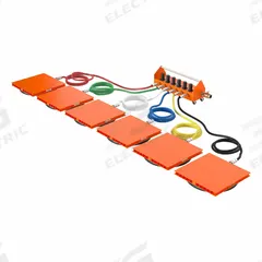 AEROGO Air Caster Rigging System: 96,000 lb Load Capacity, 6 Hoses, 6 Load Modules (MPN D1038112). Key specifications — Brand: AEROGO; Includes: (6) IC 3/4 in x 20 ft Hoses.