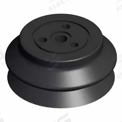 SMC Vacuum Pad: Bellows, w/o Adapter, 50 mm Pad Dia, Silicone, Black, 40, 24 mm Pad Ht, ZP (MPN ZP50HBS). Key specifications — attr1019101: ZP50HBS; attr1019103: SMC; attr1019107: 40.