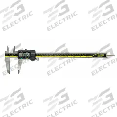 MITUTOYO Carbide Jaw 4-Way Digital Caliper: 0.0005 in to 12 in /0.01 mm to 300 mm, Inch/Metric (MPN 500-167-30). Key specifications — attr1185476: MITUTOYO; attr1185435: Step; attr1185436: Certificate of Inspection; attr1185475: Not Rated; attr1185429: +/- 0.005 in; attr1185430: 0.0005 in/0.01 mm; attr1220488: Not Included.
