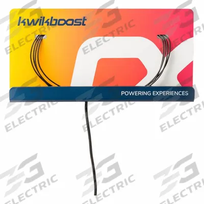 KWIKBOOST Device Charging Station: (4) 9 in Lightning/(4) 9 in Type C cables - Wall Mount