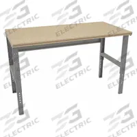 TENNSCO Workbench: Adj Ht, Shop Top, 72 in x 36 in, 1,500 lb Overall Load Capacity, Gray (MPN WBAT-1-3672C). Key specifications — Brand: TENNSCO.