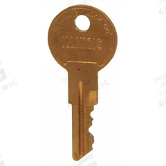 SIEMENS Selector Switch Key: 501CH Key Code, Series Class 52 (MPN 52KEY-501CH). Key specifications — Compatible Product Type: Key Release Operators; Manufacturer Part Number: 52KEY-501CH; Brand: SIEMENS; Key Code: 501CH.