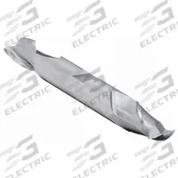 CLEVELAND Square End Mill: High Speed Steel, Double End, 2 Flute, 1/4" Mill Dia, 3/8" LOC (MPN C42103)