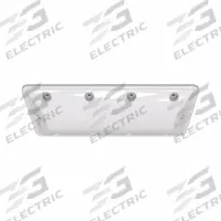 Surface Mount Fixture: 3,800 lm, 5000K, 40 W, 120/277V AC, Polycarbonate, 2 ft Lg, 11 5/8 in Wd (MPN 040GDL50CMYVHPC00SA0001). Key specifications — Voltage: 120/277V AC; NEMA Enclosure Rating: 4; Housing Material: Polycarbonate; Color Temperature: 5000K; Brand: IRONCLAD; Emergency Battery Backup: No.