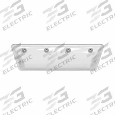 IRONCLAD Surface Mount Fixture: 3,800 lm, 5000K, 40 W, 120/277V AC, Polycarbonate - Linear Vandal-Resistant LED Lights