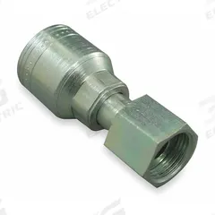 AEROQUIP Hydraulic Crimp Fitting: Steel x Steel, Straight, -10 For Hose Dash Size, ORS x Crimp (MPN 1AA10FR12). Key specifications — Fitting Gender: Female x Genderless; Fitting Connection Type: ORS x Crimp; For Hose Dash Size: -10; Thread Size: 1"-14; Brand: AEROQUIP.