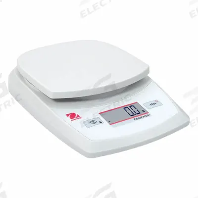 OHAUS Industrial Balance: (3) AA Batteries, 5 in x 5 1/4 in, Not IP Rated - Industrial Balances