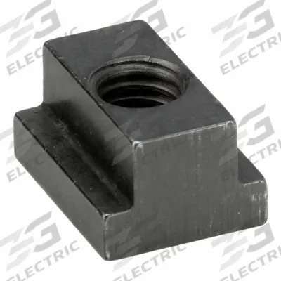 TE-CO T-Slot Nut: Steel, For 7/16 in T-Slot, 3/8"-16 Thread - Fully Threaded T-Slot Nuts