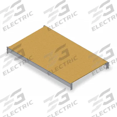 TENNSCO Shelf: 60 in x 24 in, Particleboard - Particleboard Decking Bulk Rack Shelf Kits