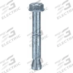 MKT FASTENING Wedge Anchor Bolt: 152 mm Overall Lg, 24 mm Dia, M16 Thread Size, Steel, Steel, 10 PK (MPN M14515301). Key specifications — Brand: MKT FASTENING; Anchor Type: Wedge; Finish Type: Zinc Plated.