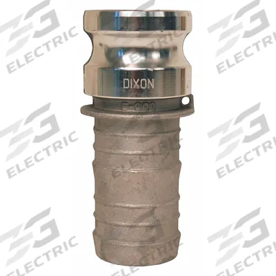 DIXON VALVE & COUPLING Cam and Groove Adapter: 3/4 in Coupling Size, 3/4 in Hose Fitting Size - Type E Aluminum Cam & Groove Fittings