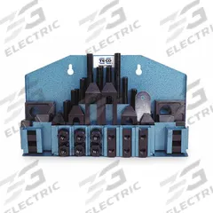 TE-CO Clamping Kit: For 14 mm T-Slot, M12x1.75 Stud, 52 Pc, 22 mm Step Block Wd (MPN 68003). Key specifications — Brand: TE-CO; Includes Studs: (4) 110 mm.