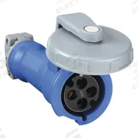 HUBBELL Pin and Sleeve Connector: Blue, 250V AC, Three Phase, 30 A, 3 Pole, 4 Wire, IEC Grounding (MPN HBL430C9W). Key specifications — Brand: HUBBELL.