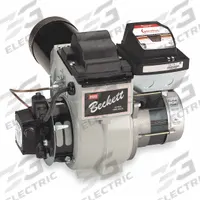 RW BECKETT Hot Water and Steam Boiler Oil Burner: B2502, Complete Flame Retention, 120 V AC, 5.8 A. Key specifications — Air Tube Length, Diameter: 6-5/8 in, 4 in; Burner Type: Complete Flame Retention; Brand: RW BECKETT; Model Number: B2502.