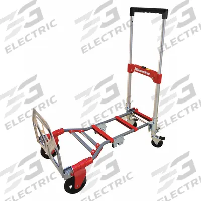 MILWAUKEE HAND TRUCKS Convertible Hand Truck: 150 lb as Hand Truck, Single-Loop - General Purpose Delivery Folding Hand Trucks