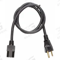 APPROVED VENDOR Power Cord: 3 ft Lg, 3/16, 5-15P Plug, C13 Receptacle, SJT, PVC, 13 A Current, 5-15P (MPN 5XFN4ID). Key specifications — Brand: APPROVED VENDOR; Jacket Material: PVC.