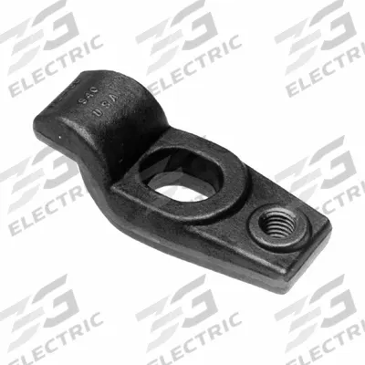 TE-CO Forged Tapped Gooseneck Clamp: For 3/4 in Stud Dia, 8 in L x 2 1/8 in W x 2 1/16 in H - Threaded-End Low-Profile Setup Clamps