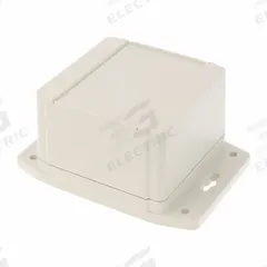 HAMMOND Enclosure: ABS, 3 in x 3 in x 2 in, NEMA 12/13/4/4X/6/6P, Screw On, Solid Cover (MPN 1555EF42GY). Key specifications — Brand: HAMMOND; Closure Method: Screws; Knockouts: Not Included.