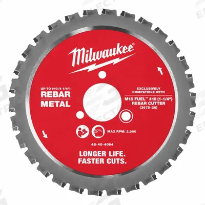 MILWAUKEE Circular Saw Blade: 1 1/4 in Dia, 30 Teeth, 0.065 in Cutting Wd - Milwaukee Rebar Cutting Saw Blades