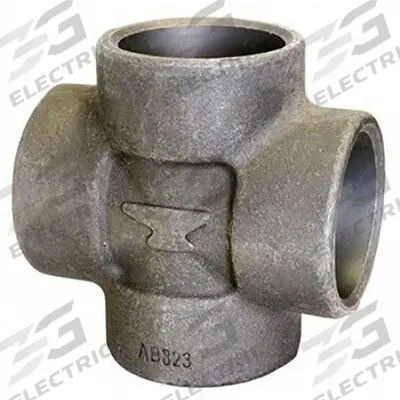 ANVIL Metal Pipe Cross: Cross, Steel, 2 1/2 in x 2 1/2 in x 2 1/2 in x 2 1/2 in - Socket-Weld Extreme-Pressure Pipe Fittings