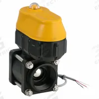 BANJO Electrically Actuated Two-Way Ball Valve: 2 in Nominal Valve Size, 12V DC, Three-Piece, Female (MPN EVX201). Key specifications — Actuator Features: Internally Fused/Automatic Reset; Brand: BANJO.