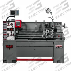 JET Lathe: EVS-1440, 14" x 40", 3 hp, 230V AC, w/ DRO/Stand (MPN 311444). Key specifications — attr1099133: Variable; attr1090240: JET; attr1090276: D1-4 Camlock; attr1090285: MT3.